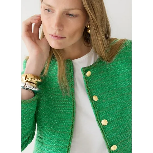 J.Crew Louisa lady jacket in sequin tweed